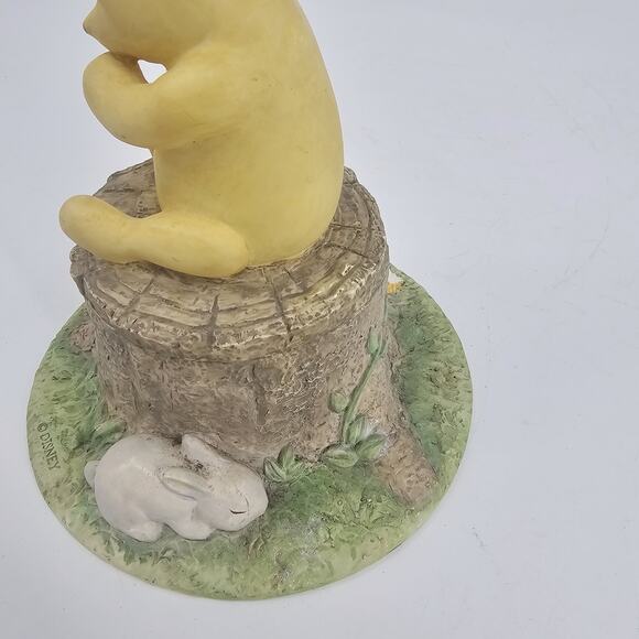 MICHAEL & COMPANY CLASSIC WINNIE THE POOH TRINKET BOX DISNEY 7" RESIN *READ* - Picture 3 of 12